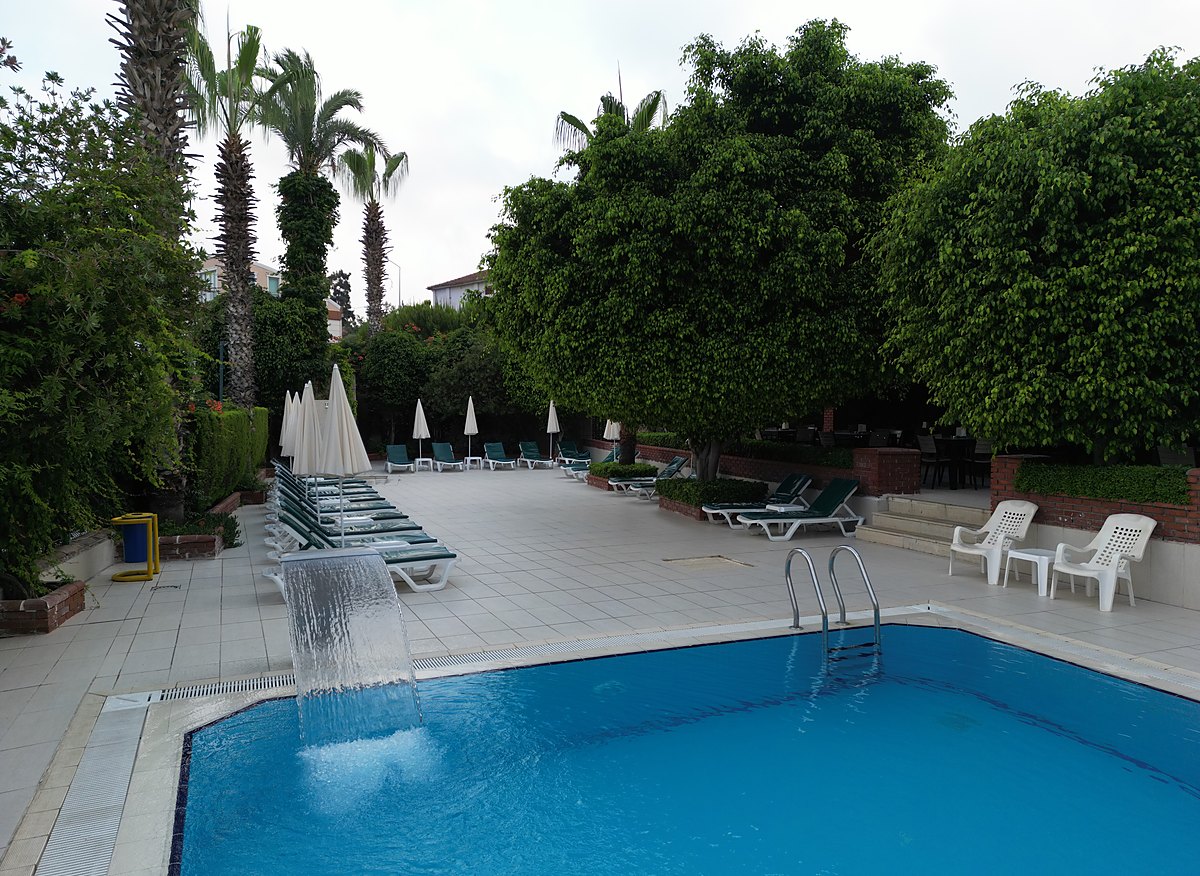 Outdoor swimming pool at Side Kervan Hotel