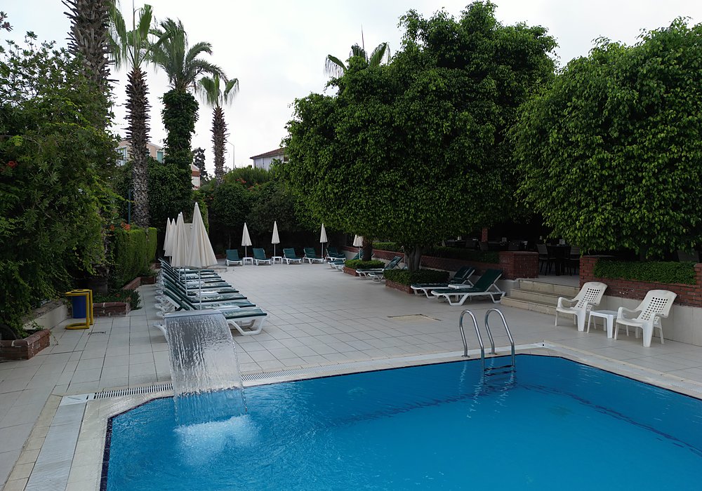 Outdoor swimming pool at Side Kervan Hotel